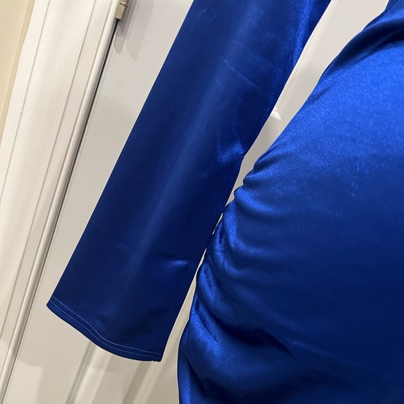 Fashion Nova Treat Yourself Mini Dress Royal - Picture 7 of 8